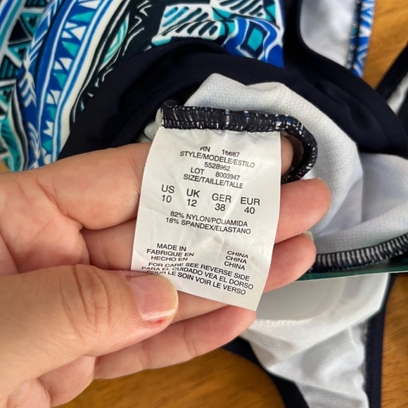 Penbrooke One Piece Swimsuit Tummy Control Soft Cup Summer Beach, Size 10 - Picture 8 of 10